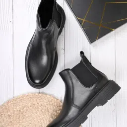 Cobblerz Men's Black Chelsea Boots-picture-37