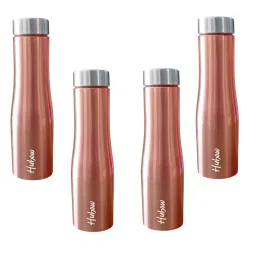 EDUWAY Lio Water Bottle ‎Stainless Steel 100% Leaf Proof 1 L Rose Gold (Pack of 4)-image-13