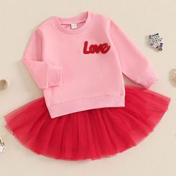 LULU & SKY Girls Embroidered Pure Cotton Sweatshirt With Skirt-picture-33