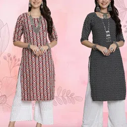 Ethnic basket Women Multi Kurtas-picture-17