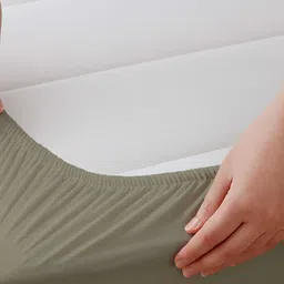 MAYFAIR HOMES LONDON Grey 144 TC King Bedsheet with 2 Pillow Covers image 5