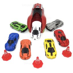 Sanjary Rapid Launcher Play Set Toy with 7 Die Cast Metal Stunt Car - Multicolour-picture-17