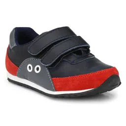 TUSKEY Colour Block Detailed  Double Velcro Closure Shoes - Blue-picture-23