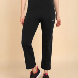 Zelena 95% Cotton 5% Elastane Knit Solid Pre & Post Pregnancy Maternity Pants - Black-image-80