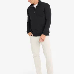 DeFacto Men Mock Collar Pullover Sweatshirt image 3