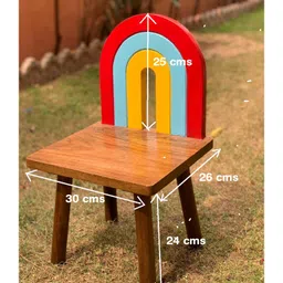 Kidmee 4 Fun Station Wooden Table & Chair Set - Multicolor image 3