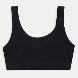 Sillysally Pack of 3 Sleeveless Solid Non Padded & Non Wired Active Bras -Black Skin AndGrey Melange image 5