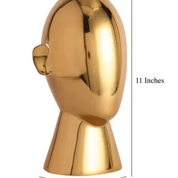 De Maison Decor Abstract Head Decorative Gold image 4