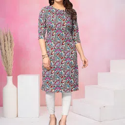 KETAKI FASHION Women Pack of 4 Ethnic Motifs Printed Daily Straight Kurtas image 2