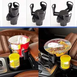 ecom prachi Car Drink Cup Holder Organizer Trunk Organizer image 3