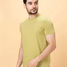 Being Human Green Regular Fit Crew T-Shirt image 3