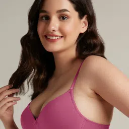 Every De by Amante Purple Full Coverage Non-Wired T-Shirt Bra image 3
