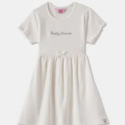 R&B Kids Ivory Regular Fit Dress-picture-12