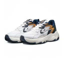 Asian Men's Navy & White Running Shoes image 3