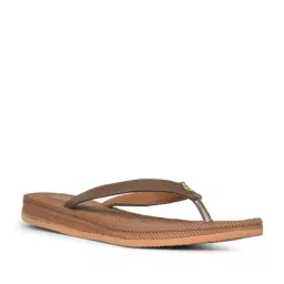 Bata Women's Brown Thong Sandals-image-90