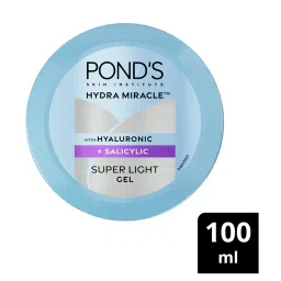 Pond's Hydra Miracle Super Light Gel with Hyaluronic Acid & Salicylic - 100 ml image 3