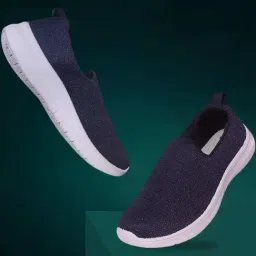 Asian Women's Navy Walking Shoes-picture-18