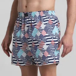 Jack & Jones Cloud Dancer Cotton Regular Fit Printed Boxers image 3