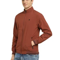 Allen Solly Brown Polyester Regular fit Solid Jacket image 3