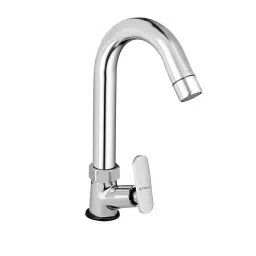 ALTURAS Opal Swan Neck Brass Sink Cock Tap for Bathroom/Kitchen Pillar Tap-picture-17