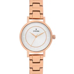L LOGUES Women Brass Dial & Bracelet Style Straps Analogue Watch L E-796 WM-02-image-28
