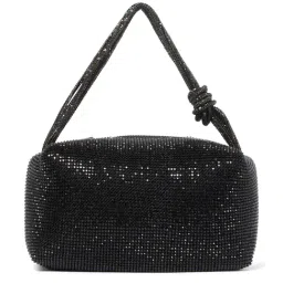 Forever New Black Embellished Small Handbag-image-22