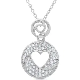 Anayra 92.5 Sterling Silver Pendant with Chain for Women-picture-10