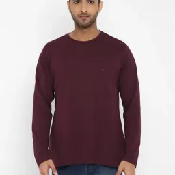 Turtle Purple Cotton Crew T-Shirt-image-0