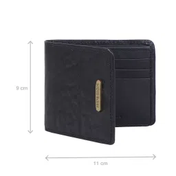 Hidesign  Black Casual Leather Bi-Fold Wallet for Men image 3