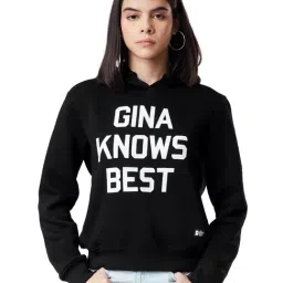 The Souled Store Black Brooklyn Nine-Nine: Gina Knows Best Printed Hoodie-picture-42