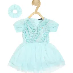allen solly junior Allen Solly Kids Blue Embellished Frock-picture-16