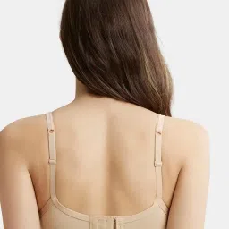 Jockey Nude Beige Cotton T-Shirt Bra image 3