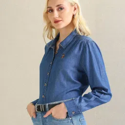 U.S. Polo Assn. Blue Cotton Shirt image 3