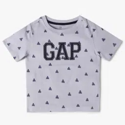GAP Boys Blue Cotton Printed T-Shirt-picture-12