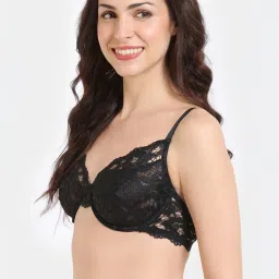 Zivame Black Solid Bra image 3