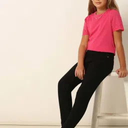 VERO MODA GIRL Black Skinny Fit Jeans image 3