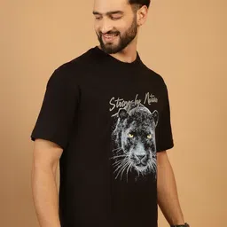 grage Oversized Graphic Black T-Shirt image 2