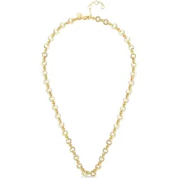 Accessorize London Real Gold-Plated Z Sun Chunky Chain Necklace image 3