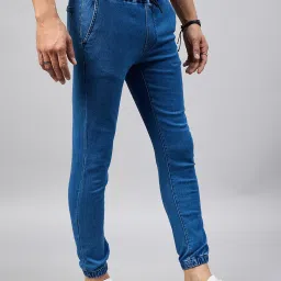 Club York Blue Regular Fit Lightly Washed Jogger Jeans image 3