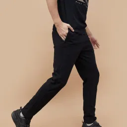 Fame Forever By Lifestyle Black Regular Fit Trackpants image 3