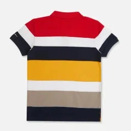Pepe Jeans Kids Multicolor Striped Polo T-Shirt image 2