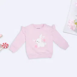 Pantaloons Baby Girls Lilac Snow Printed Sweatshirt-image-76