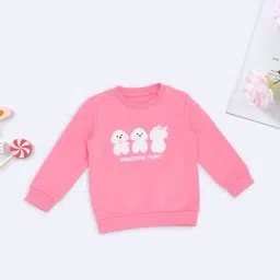 Pantaloons Baby Girls Sachet Pink Embroidery Sweatshirt-picture-37