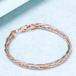 Zavya 925 Silver Entangled Bracelet for Women-picture-30