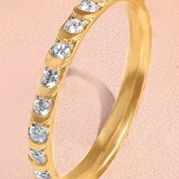 Mia by Tanishq 14k (585) Yellow Gold Ring for Women-picture-25