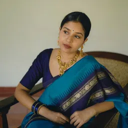 Moda Rapido Woven Design Zari Art Silk Handloom Banarasi Saree image 2