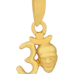 PC Jeweller Om Sai 22 kt Gold Pendant without Chain-image-19