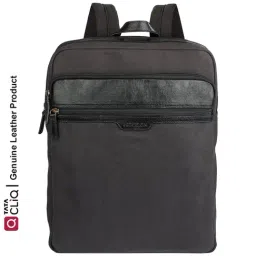 Hidesign Viking 02 Black Leather Medium Laptop Backpack-image-8
