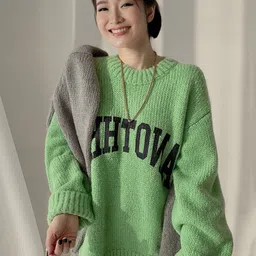 StyleCast Women Round Neck Graphic Printed Pullover-picture-38