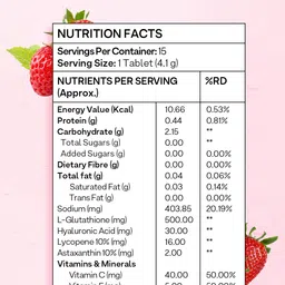 OZiva Set Of 2 Bioactive Gluta Effervescent Tablets - 10 Effervescent Tablets Each image 4